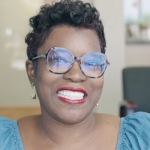 dental implant patient smiling